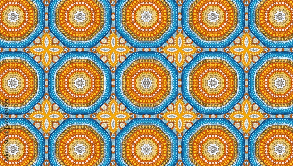 aboriginal style pattern 24