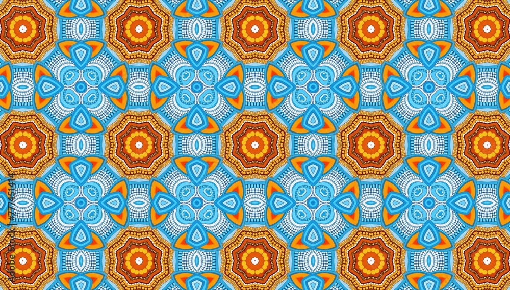 aboriginal style pattern 35