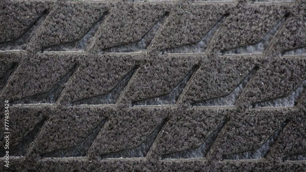Black synthetic textile (Alcantara rotor black) car seat surface texture extreme close-up Black synthetic textile (Alcantara rotor black) car seat surface texture extreme close-up