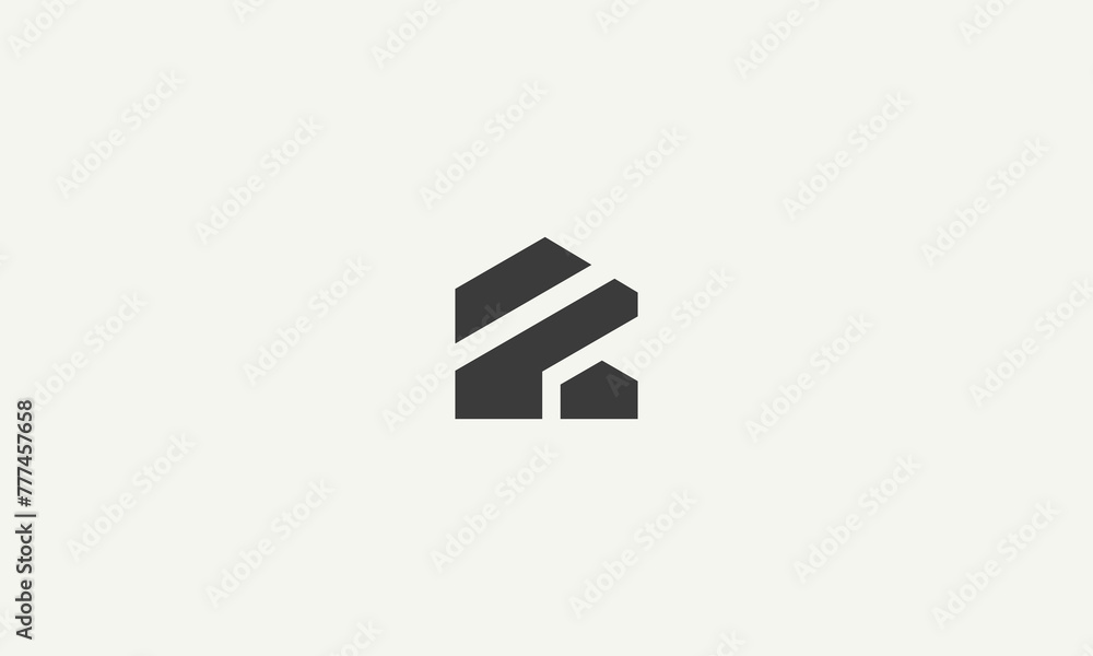 letter R simple monogram logo design vector illustration letter R simple monogram logo design vector illustration