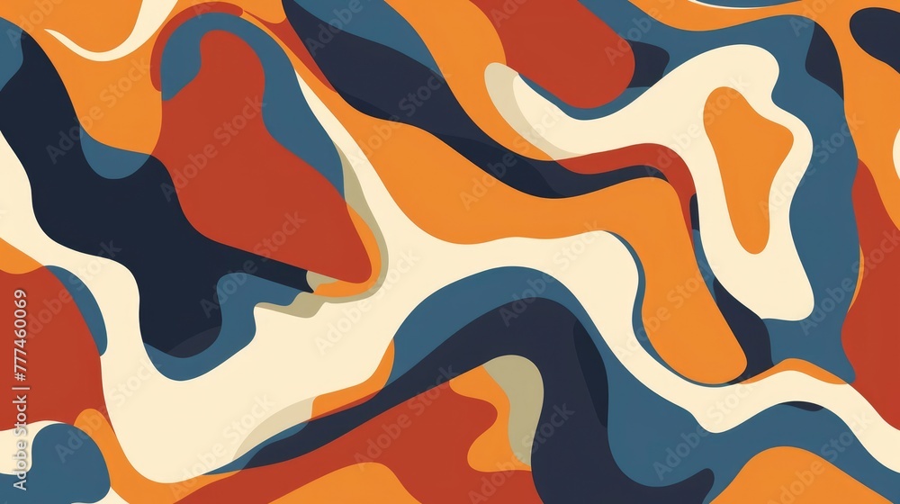 Simple Color Abstract Pattern Design Simple Color Abstract Pattern Design