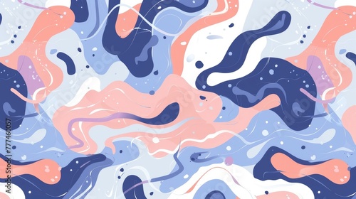 Simple Color Abstract Pattern Design