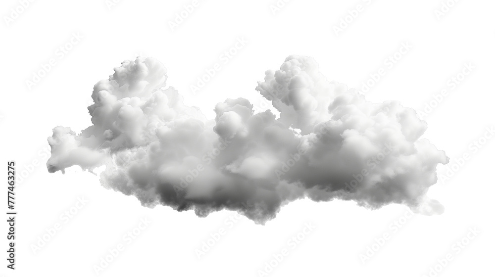 Cloud on a white background