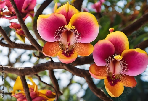 Cannonball Tree flowers photo