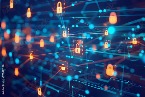 Interconnected cybersecurity layers fortifying technology networks against cyber threats