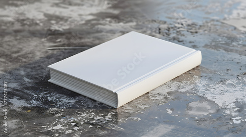 mockup for the presentation of the Book. White realistic blank of A4 and A5 catalog