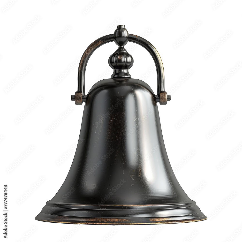 Classic Bell on Transparent Background Classic Bell on Transparent Background