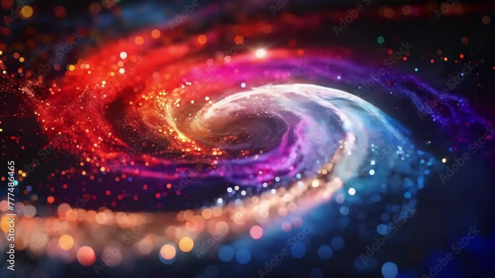 Vivid swirls of glitter dust create a mesmerizing spectacle against a black canvas a symphony of colors and movement. Vivid swirls of glitter dust create a mesmerizing spectacle against a black canvas a symphony of colors and movement.