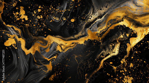 abstract background, golden marble texture © Cedric