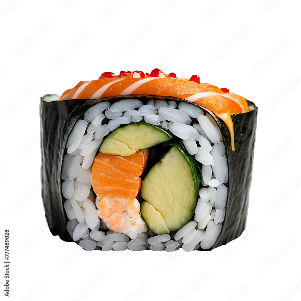 Sushi Roll image isolated on a transparent background PNG photo, Sushi Roll PNG image on a transparent background Sushi Roll image isolated on a transparent background PNG photo, Sushi Roll PNG image on a transparent background