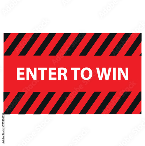 Enter to win on different background