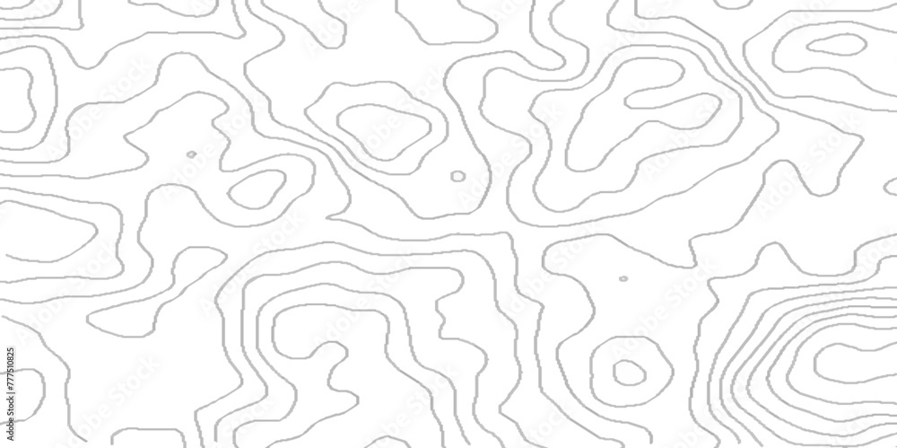 topographic contours map background with geometric lines, Geographic mountain contours vector abstract background,  Blank Detailed Topographic Contour Map.