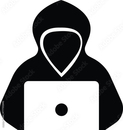 Anonymous Crime, Cyber, Internet Hacker Icon
