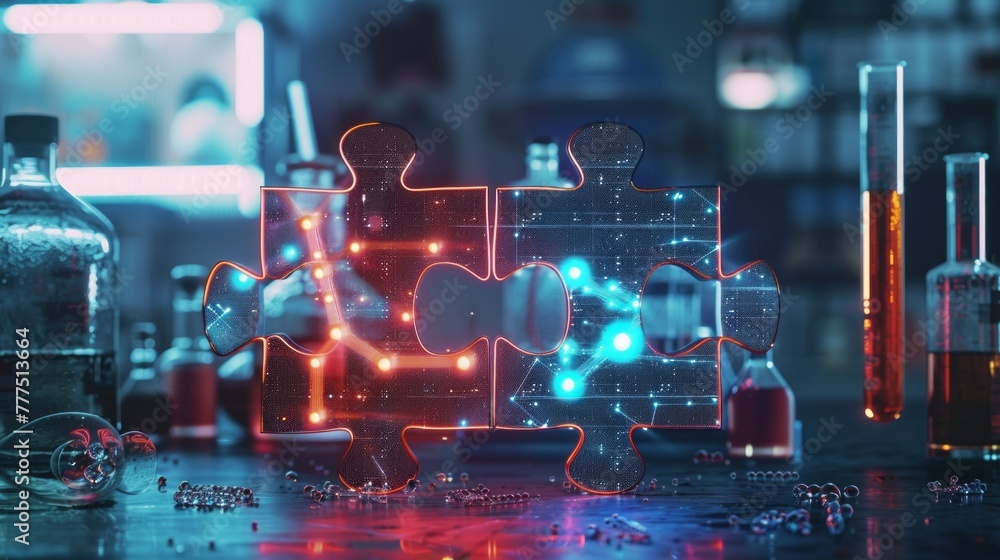 Digital Fusion: AI and Pharmaceuticals Puzzle Connection Digital Fusion: AI and Pharmaceuticals Puzzle Connection