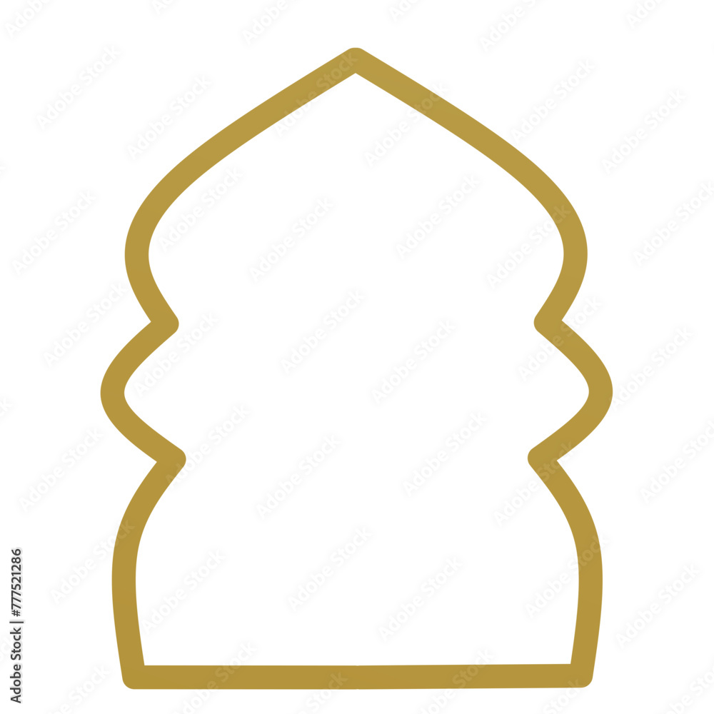 Islamic arch frame Islamic arch frame