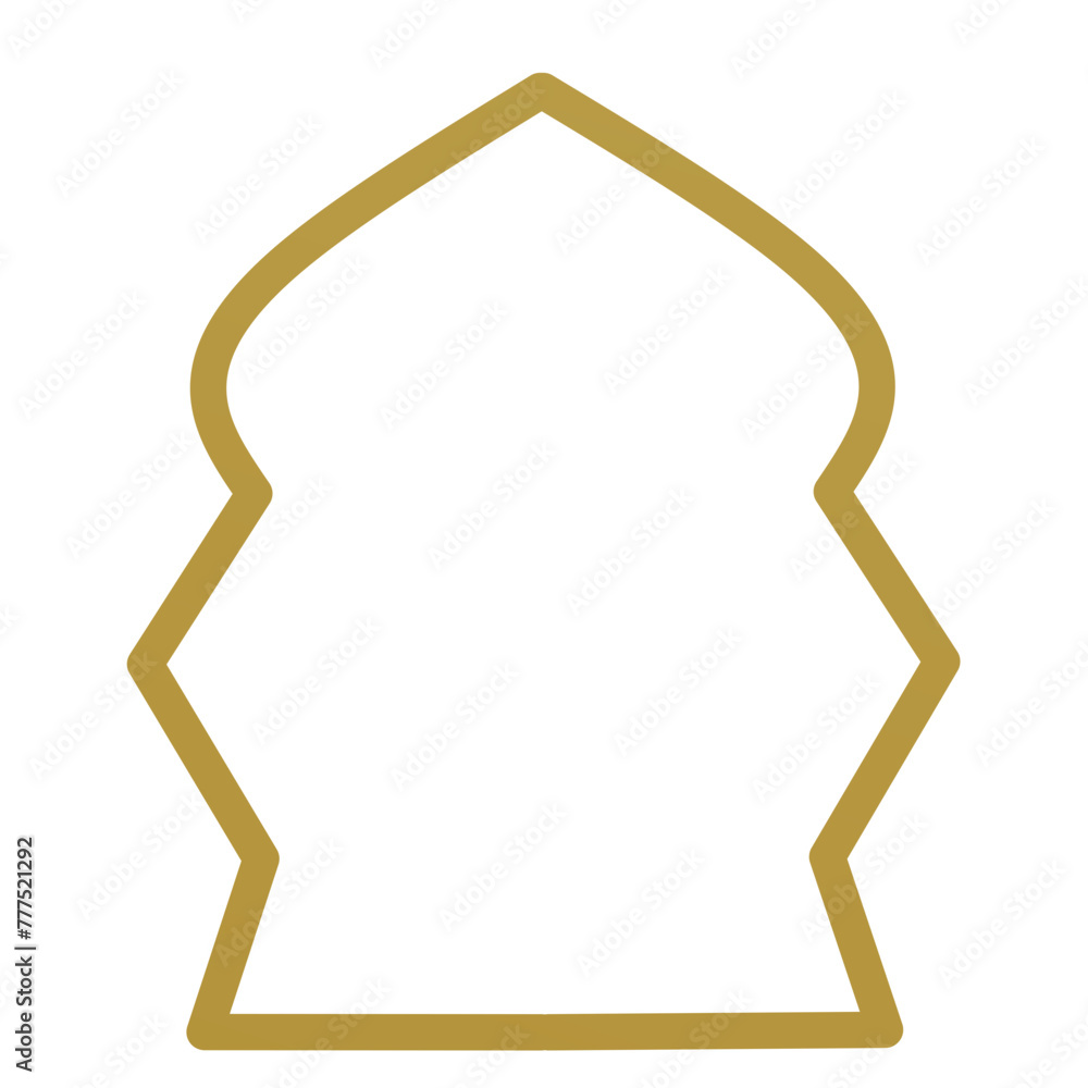 Islamic arch frame Islamic arch frame