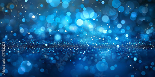 Abstract blue background. Christmas background  photo
