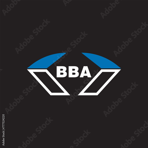 BBA letter logo design on white background. BBA logo. BBA creative initials letter Monogram logo icon concept. BBA letter design