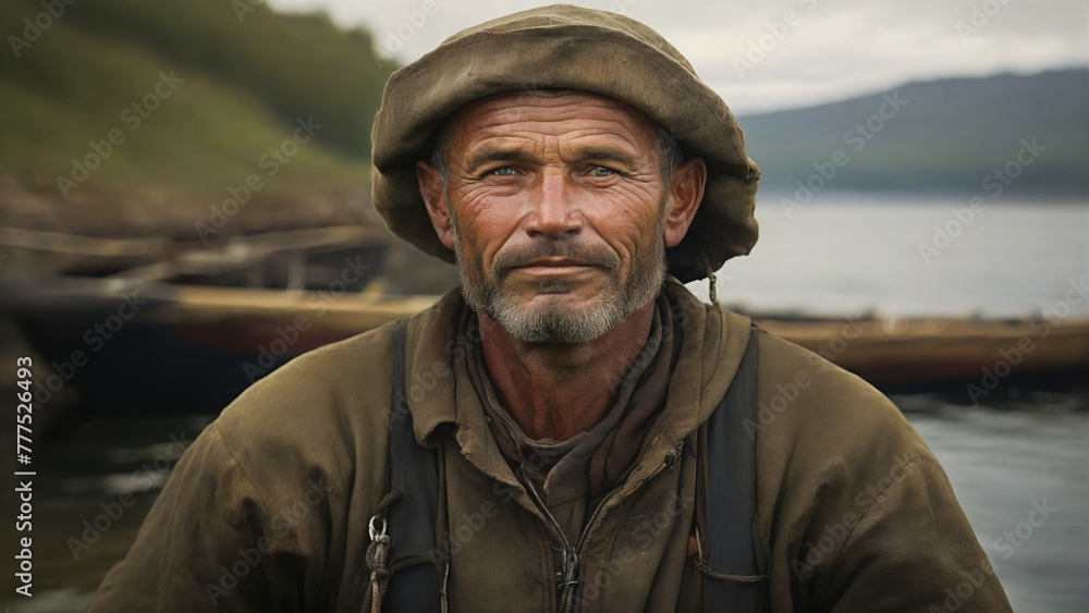 Portrait of a fisherman Portrait of a fisherman