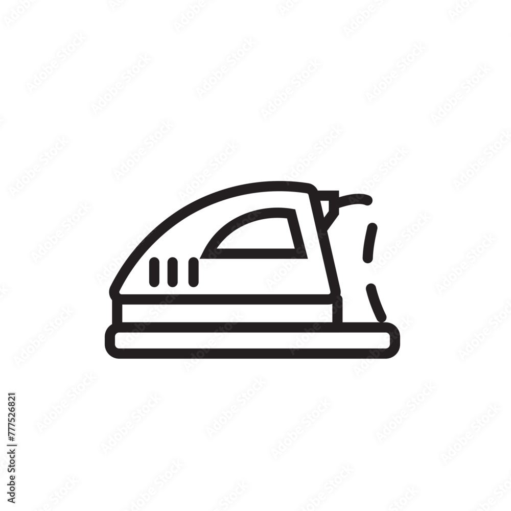 Electric Iron Household Line Icon Electric Iron Household Line Icon