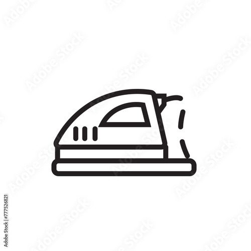 Electric Iron Household Line Icon