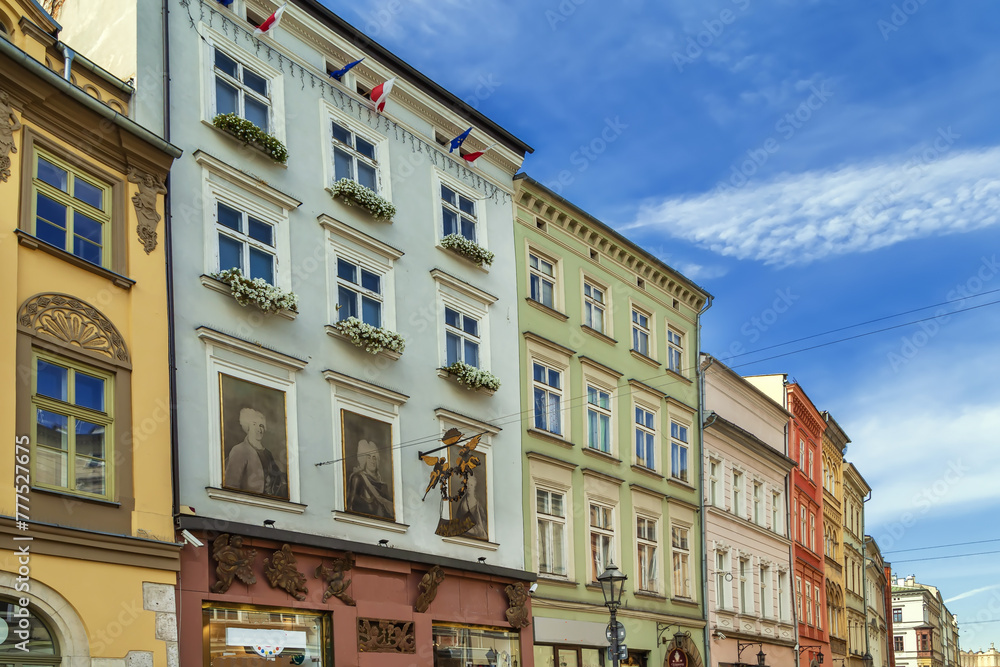 Obraz premium Street in Krakow, Poland