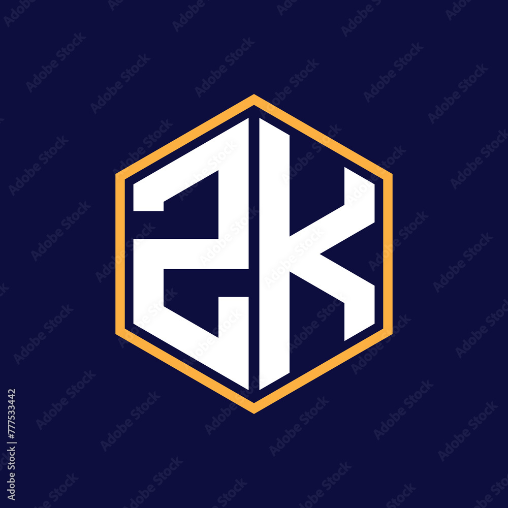 Obraz premium modern letter logo design