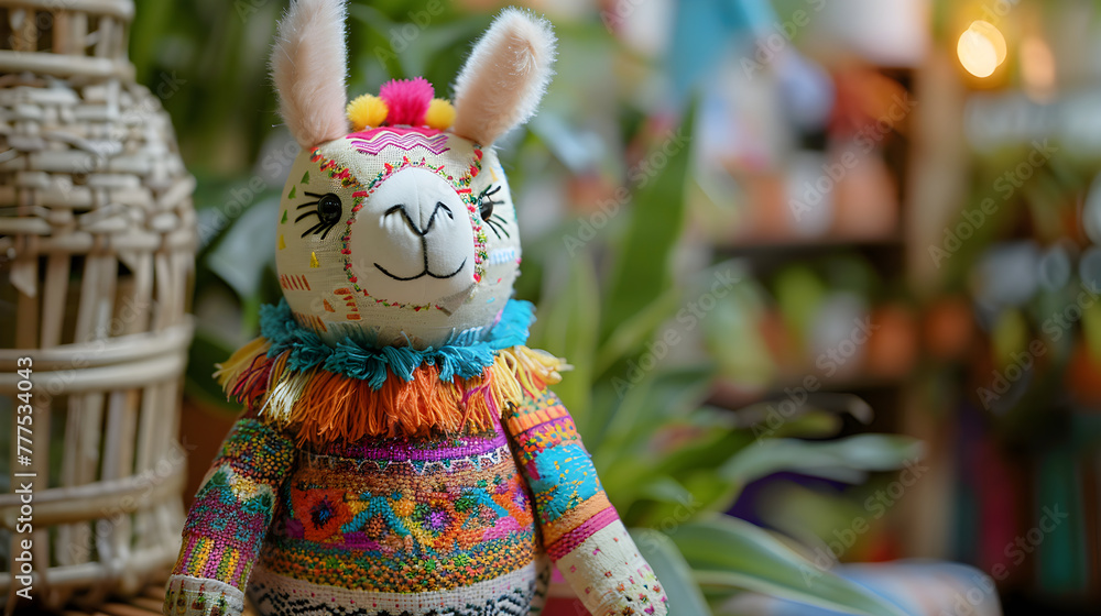  Adorable Llama Plush Toy- A Symphony of Colors and Creativity, perfect for Kids and Collectors