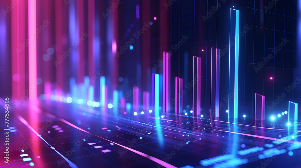 Elegant graphic in ethereal blue lighting with pink Elegant graphic in ethereal blue lighting with pink