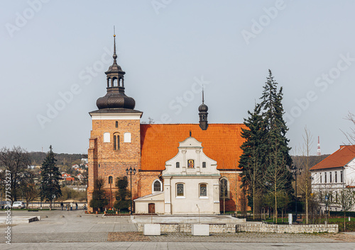 Church of St. John the Baptist in Wloclawek, Kuyavian-Pomeranian Voivodeship, central Poland.