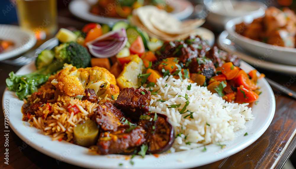 plate with all the food in the world plate with all the food in the world