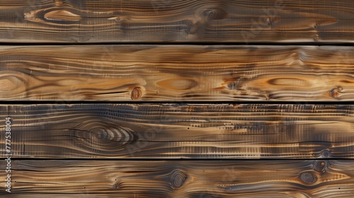Close-up of a textured wooden plank wall with natural grain patterns