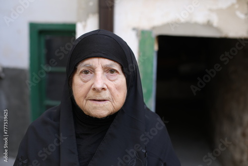 Senior Islamic woman close up © ajr_images