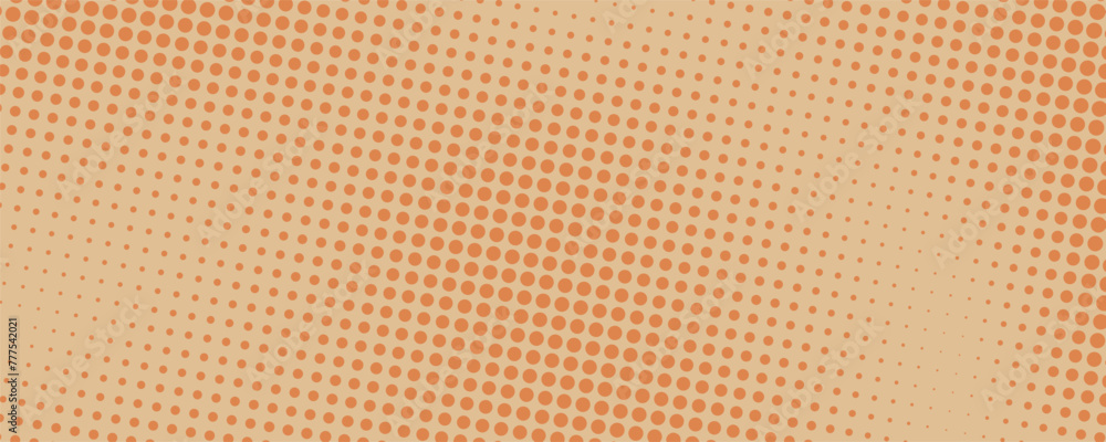 Obraz premium retro comic pop art background with dots, cartoon halftone background vector illustration eps10