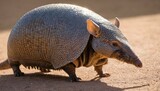 An-Armadillo-With-Its-Scales-Shimmering-In-The-Sun- 3