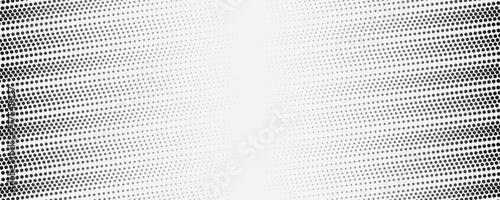 Vector halftone tonal fade abstract vector background. Halftone faded gradient texture. Grunge comic background. White and black sand noise wallpaper