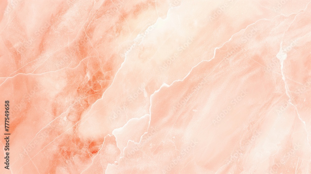 Naklejka premium Grungy peach marble textured background