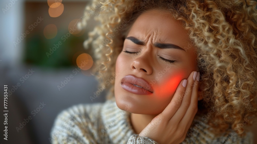 With a hand on her cheek, a woman's face twists in pain, embodying the concept of dental agony, a visceral depiction of physical distress and vulnerability.
With a hand on her cheek, a woman's face twists in pain, embodying the concept of dental agony, a visceral depiction of physical distress and vulnerability.