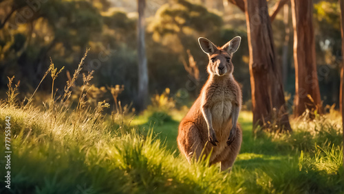 Cute kangaroo in Australia