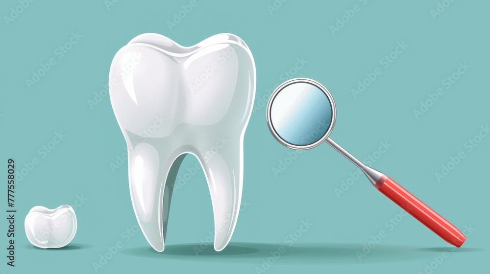 A surreal depiction of a tooth and dental mirror entwined in a dance of shapes and colors against a dynamic blue background, capturing the essence of oral health and exploration.
A surreal depiction of a tooth and dental mirror entwined in a dance of shapes and colors against a dynamic blue background, capturing the essence of oral health and exploration.
