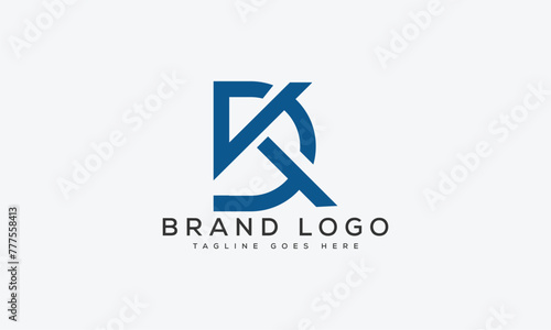 letter DK logo design vector template design for brand