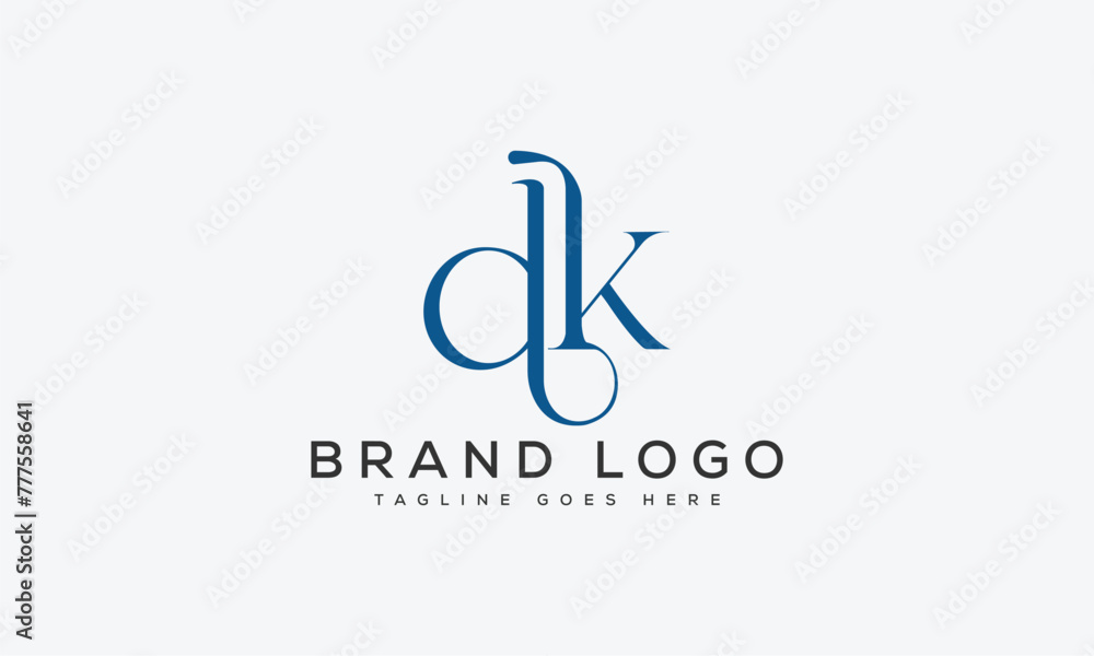letter DK logo design vector template design for brand letter DK logo design vector template design for brand