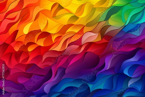 Abstract background of pride colors for queer Pride Month in June, LGBTQIA+-pride or LGBT pride, queer flag, background for lesbian, gay, transgender, queer, intersex, agender, asexual, non binary photo