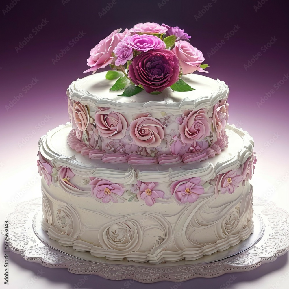 Petals and Pastries: Spring Cake Delight Petals and Pastries: Spring Cake Delight