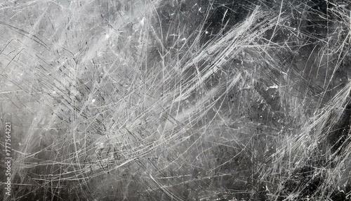 傷のあるガラスのテクスチャ