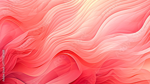 A pink and orange wave pattern with a lot of detail.