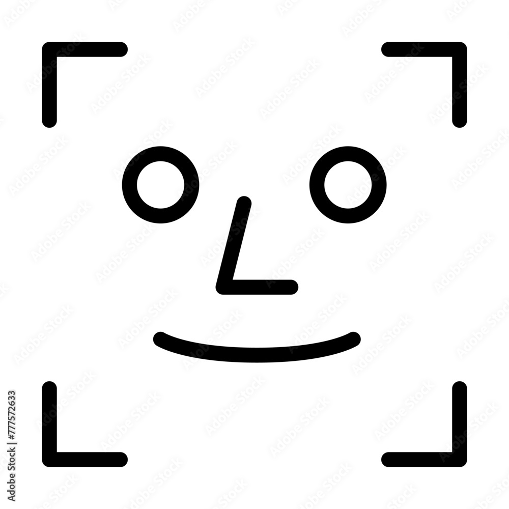 Face detection icon