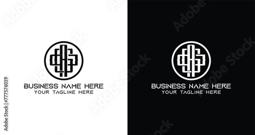 Letter AOG Interlocking monogram logo design, Letter A, O, G