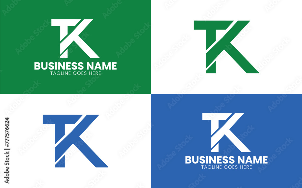 Letter TK Logo or TK monogram logo design vector Letter TK Logo or TK monogram logo design vector