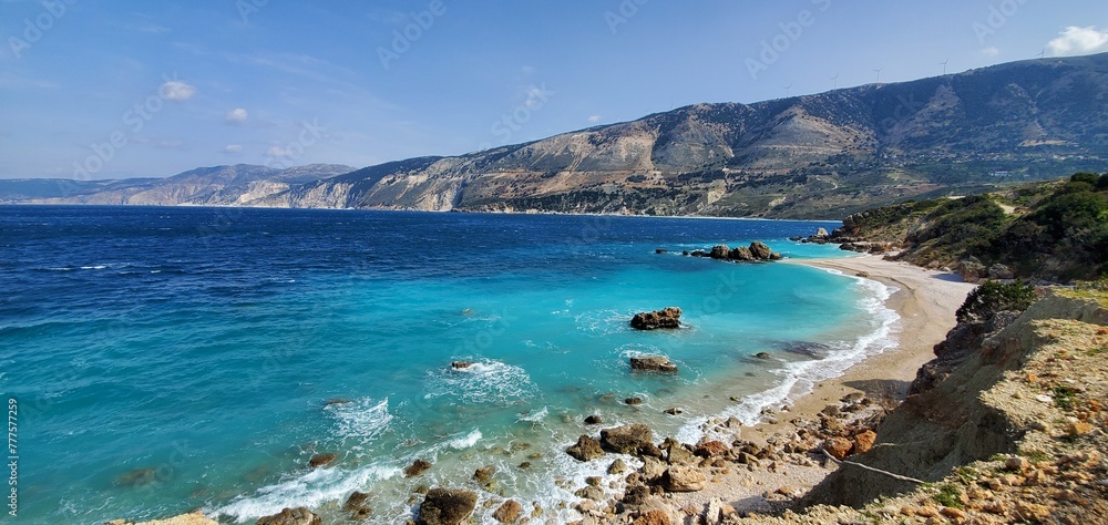 Beautiful beaches of Kefalonia, Greece
